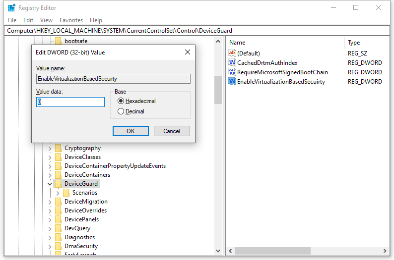 5 Ways to Disable Virtualization Based Security on Windows 10/11 MiniTool