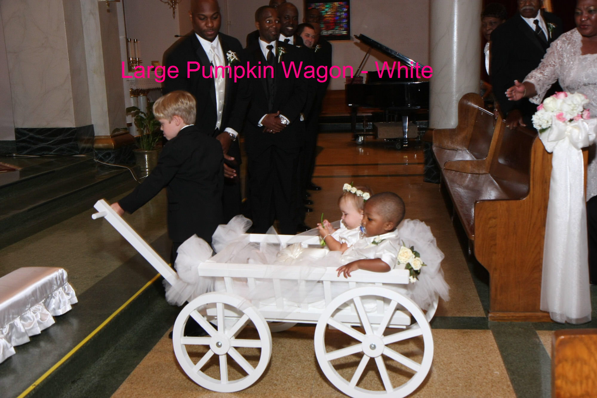 Large Flower Girl Wedding Wagon Mini Wedding Wagons