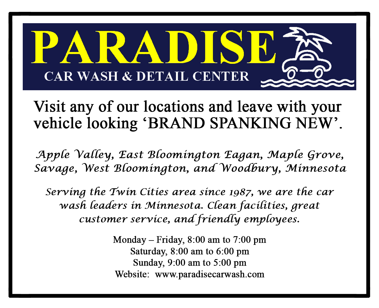 Paradise Car Wash Yorkville Coupons at Rena Stegman blog