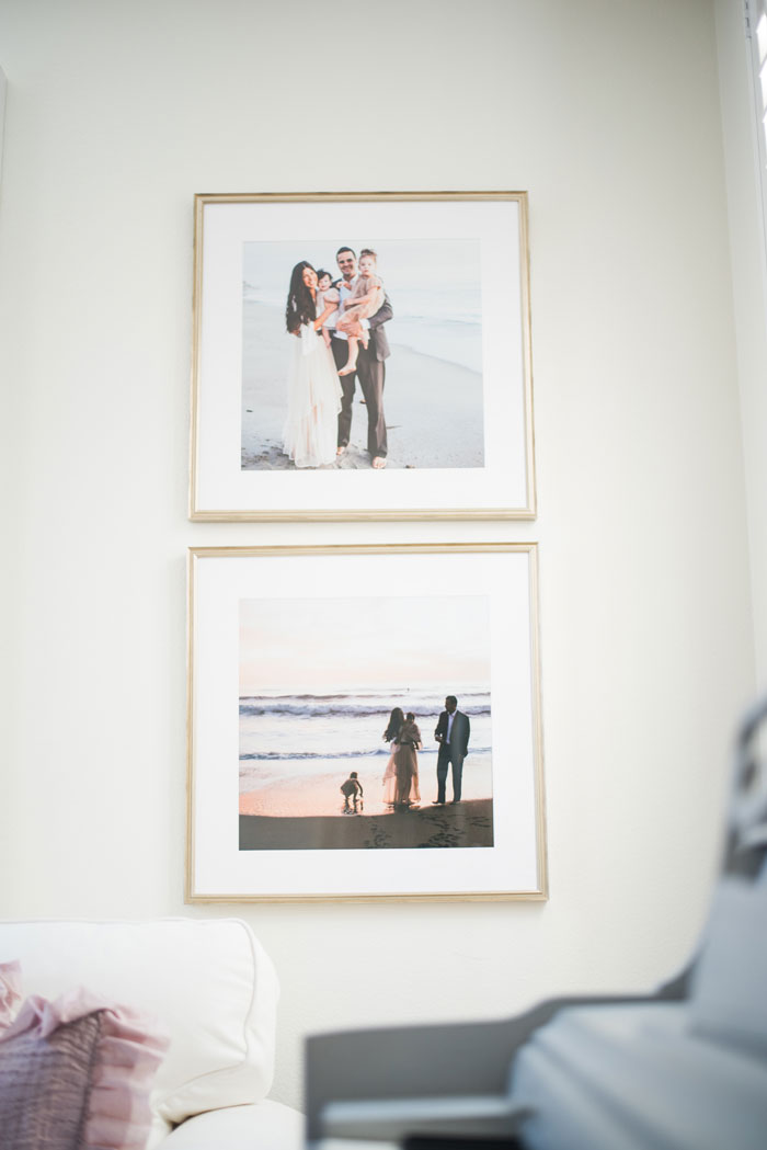 Living room reveal & a discount for framebridge custom framing! Mint