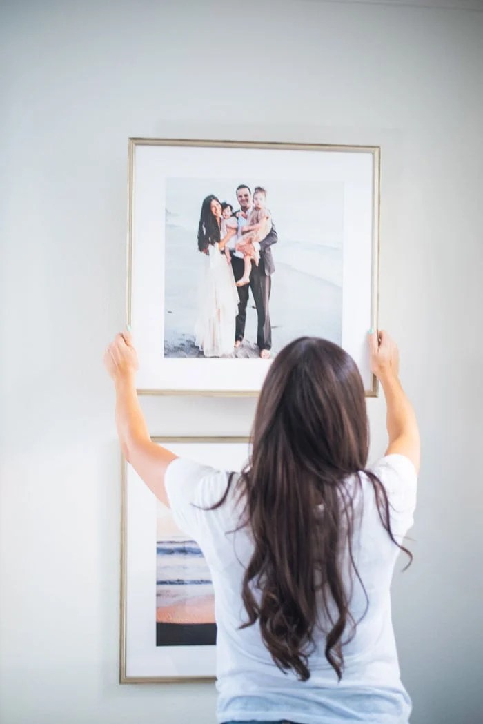 Living room reveal & a discount for framebridge custom framing! Mint