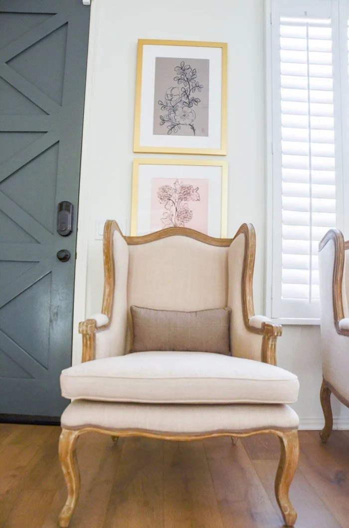 Living room reveal & a discount for framebridge custom framing! Mint