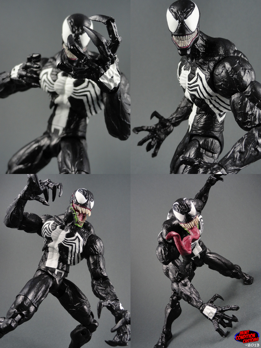 Custom Eddie Brock Venom (Super Posable) w/ Multiple Attachments Marvel