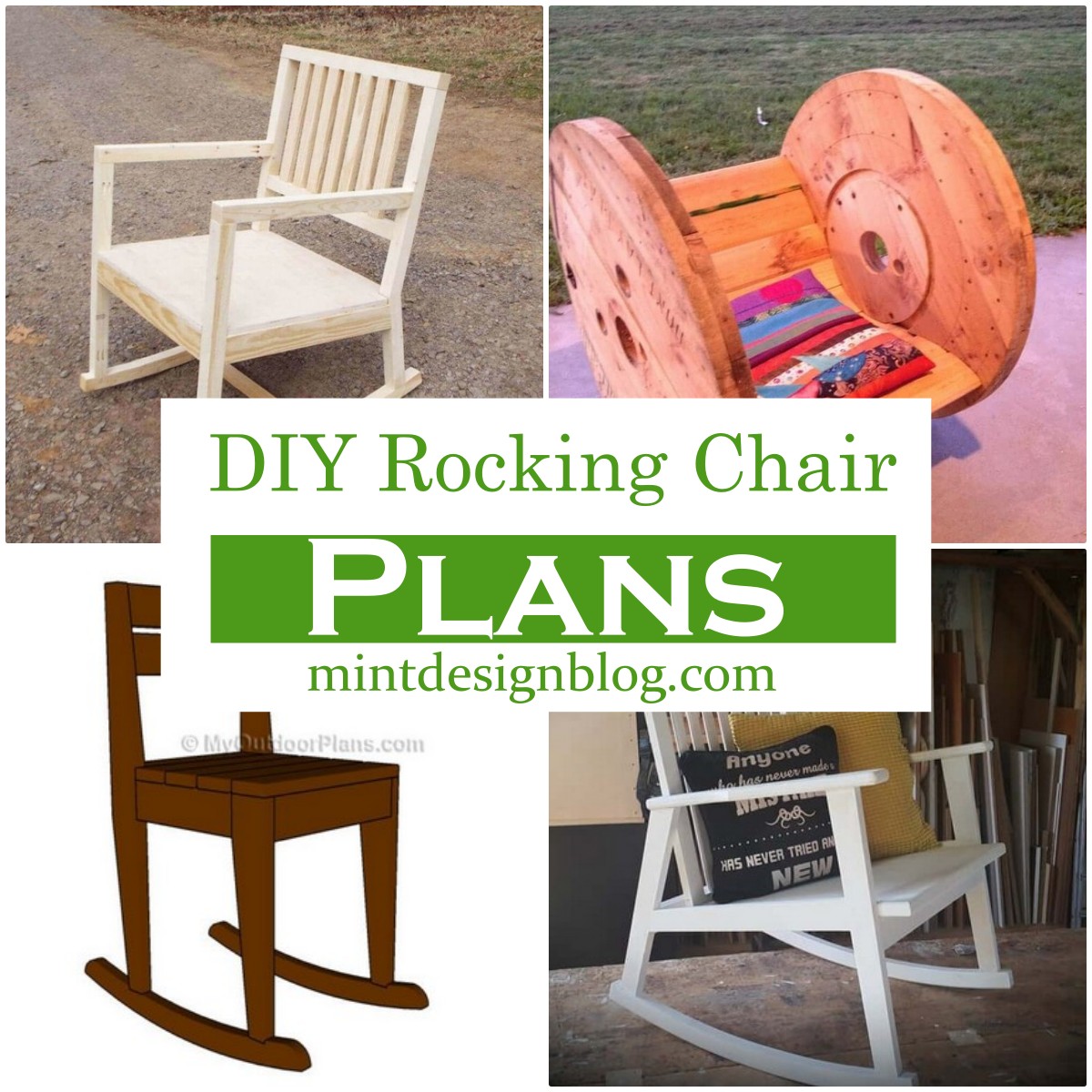 24 DIY Rocking Chair Plans How To Build A Rocking Chair Mint Design