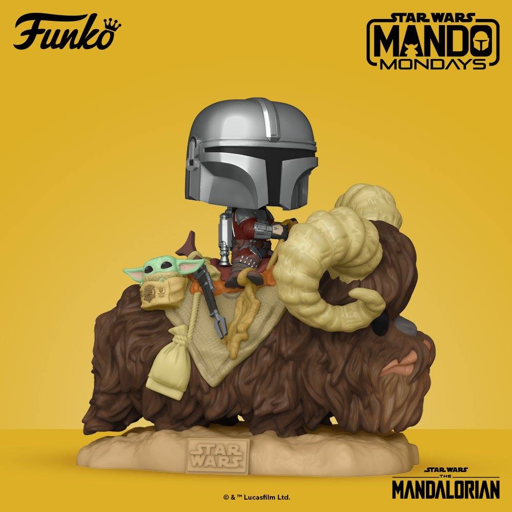 Funko Pop Mando Mondays Mando sur le Bantha pour la fin de l'année