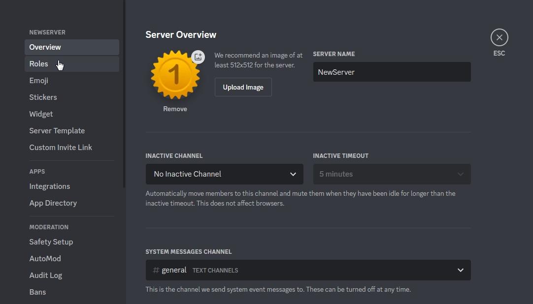 How to manage discord roles mintMe