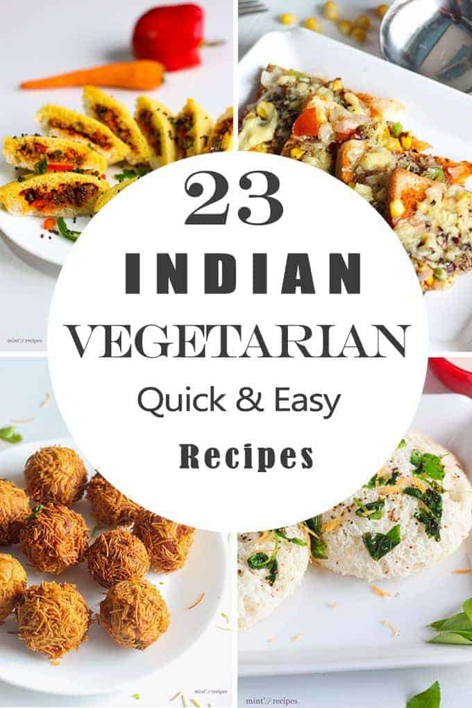 23 Best Indian Vegetarian Food Recipes & Breakfast Recipes
