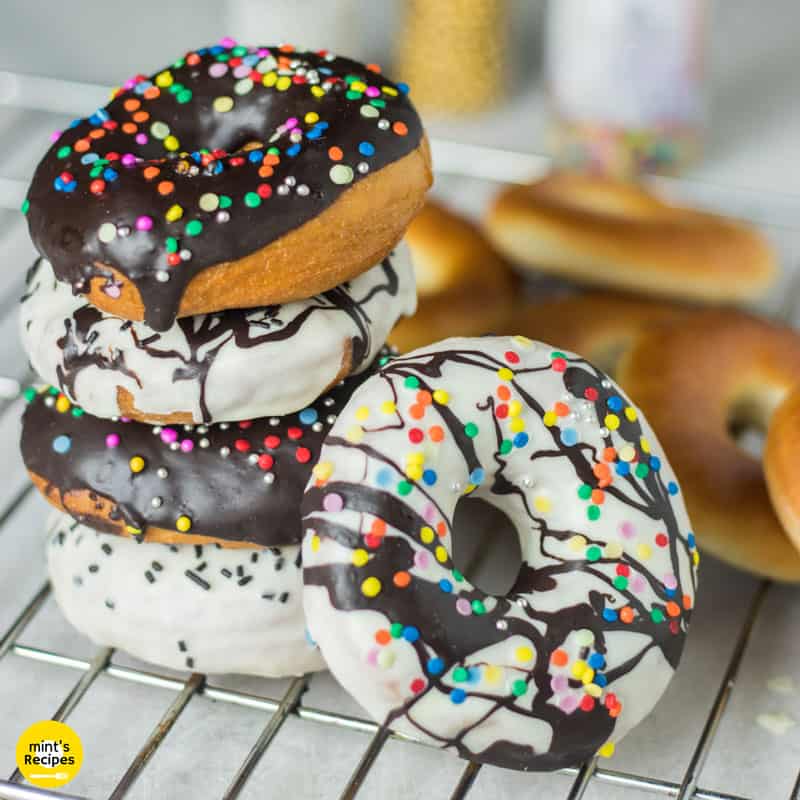 Easy Eggless Donuts Recipe At Home Mints Recipes