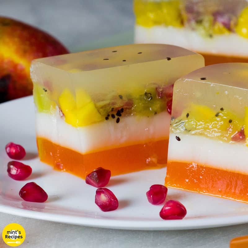 How To Make Fruit Jelly Cake Dessert Mints Recipes
