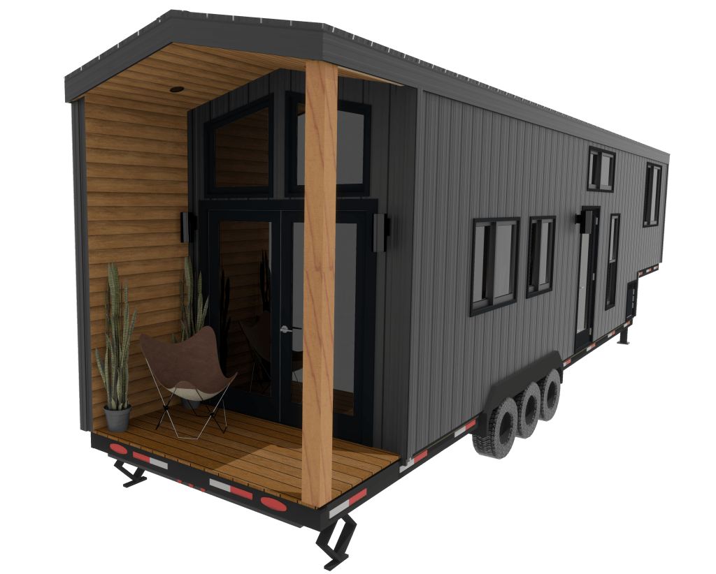 Mint Tiny House Company Onyx Edition Sleek Tiny Homes