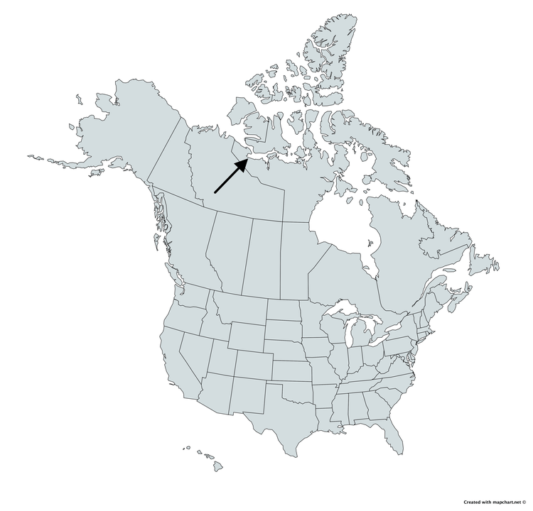 Location Maps for Kugluktuk, Nunavut, Canada