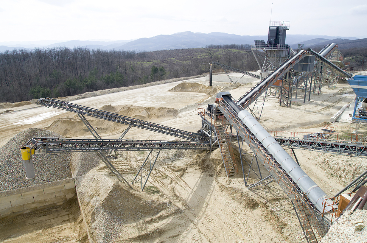 Two belt conveyors in Gravel Quarry MIPR Corp
