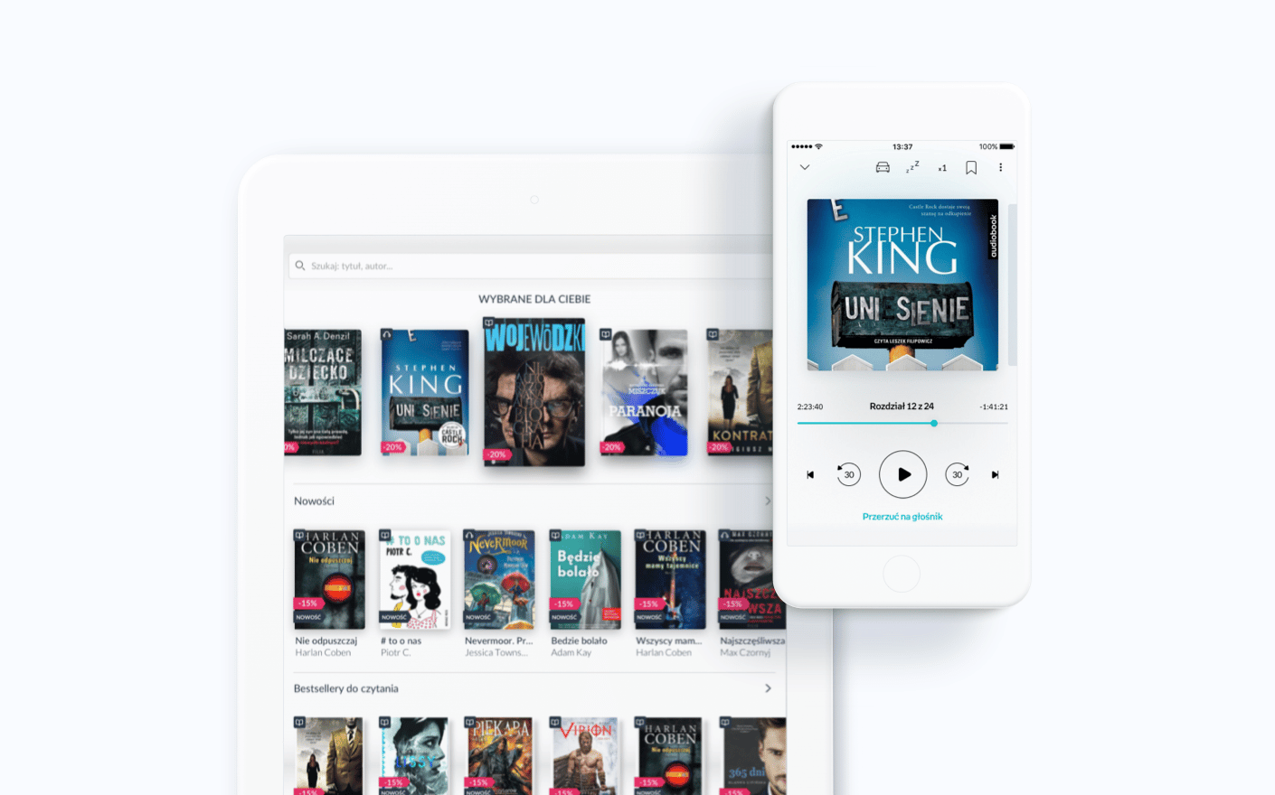 Ebook & Audio Reader App Development Solution for Empik Go Miquido