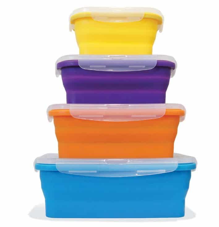 Flat Stacks Food Storage Containers Miracle Products Canada