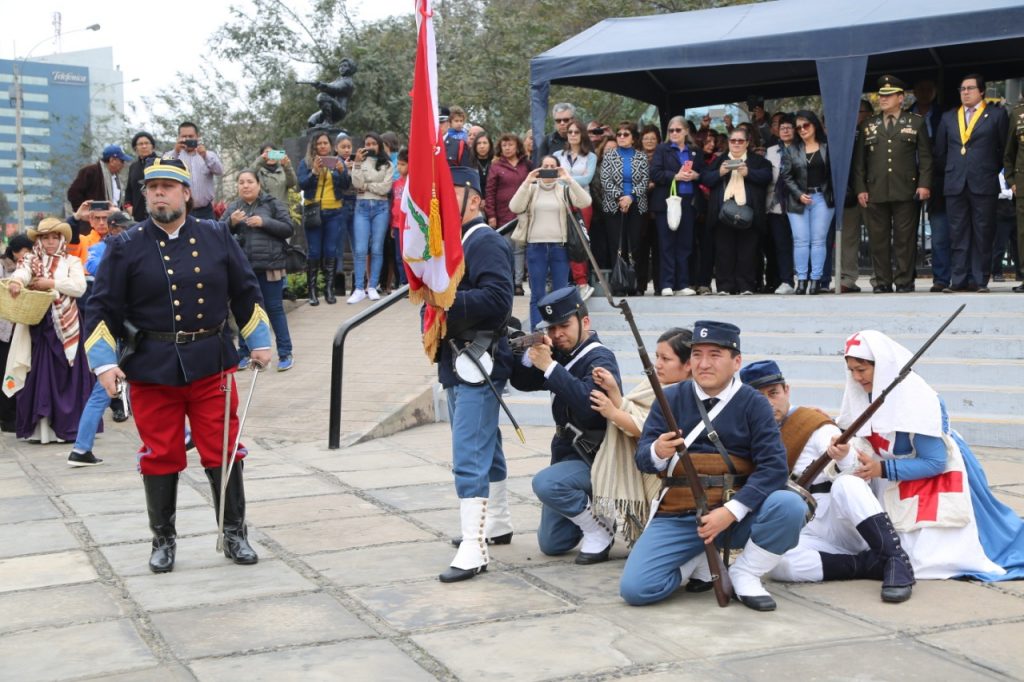 Emotivo cambio de guardia se realizó en el parque Reducto Número 2 de