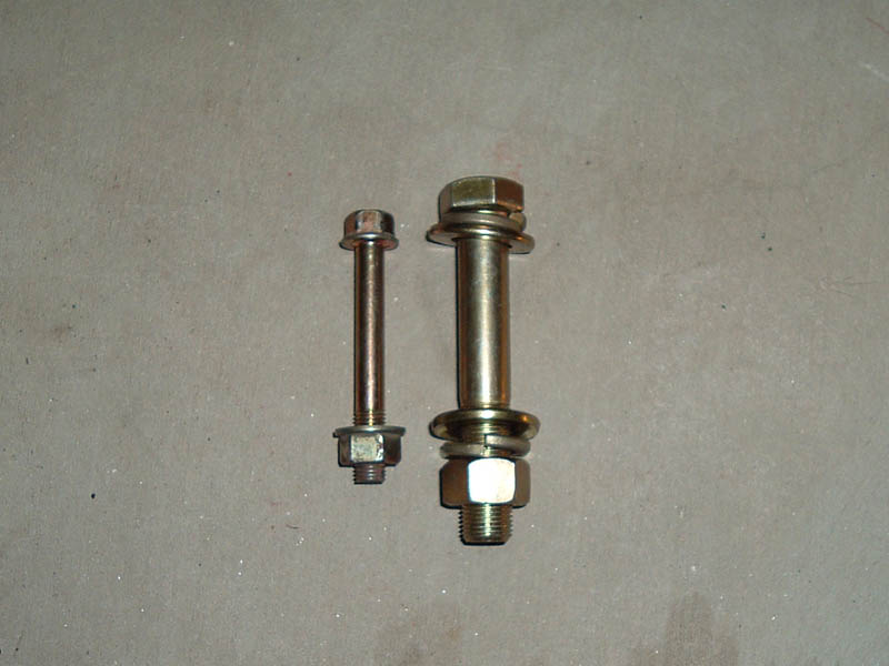 Filled Engine Rollstops and Stronger Engine Mount Bolts