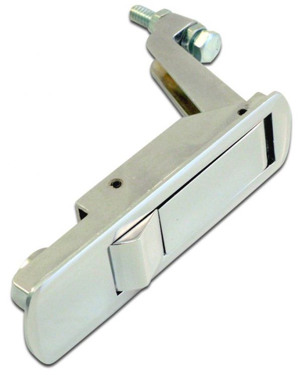 Chrome Trigger Latch, Flush Mount Compression