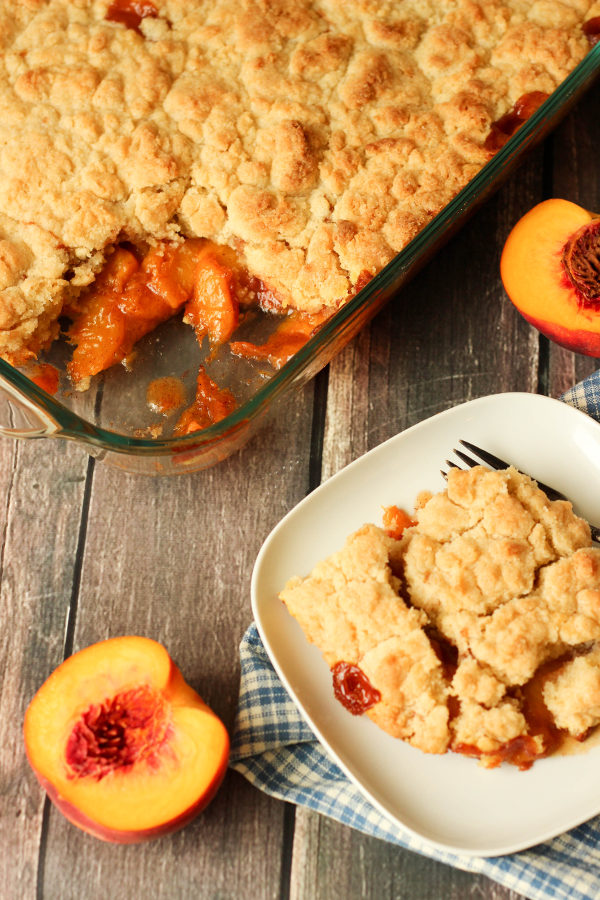The Best Ever Easy Peach Cobbler Mirlandra's Kitchen