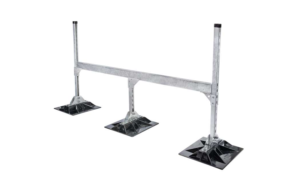 Duct Supports Rooftop frame supports for ductwork, pipes, condensers