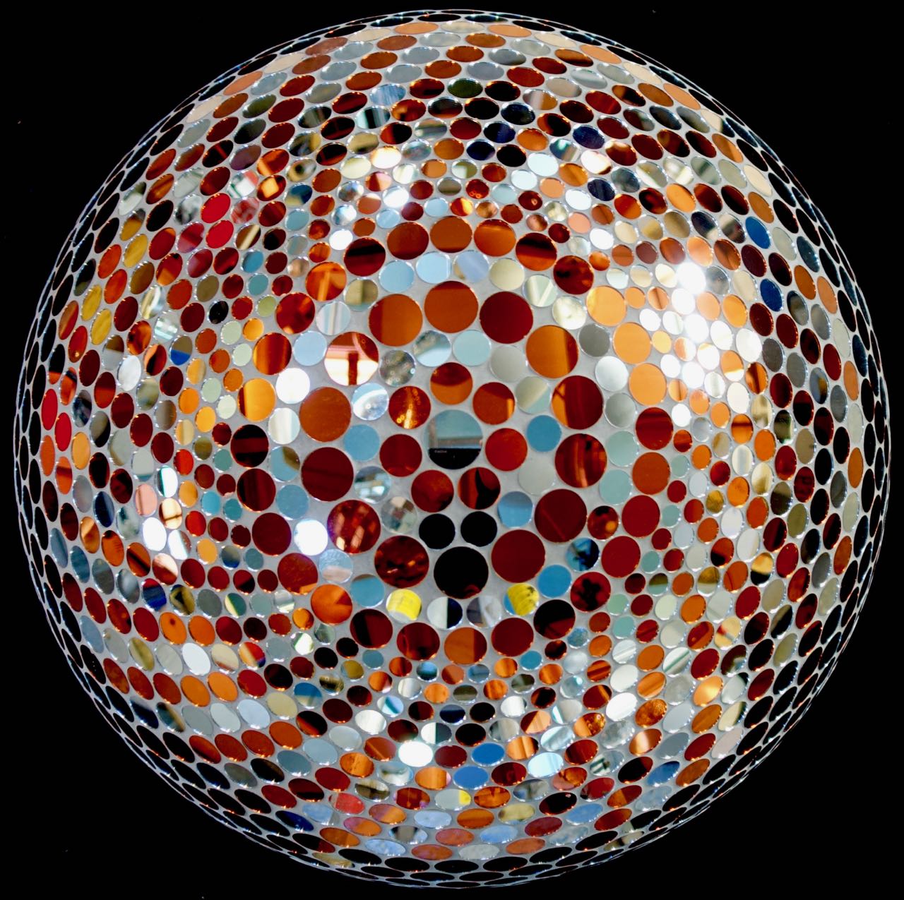 750mm 2 tone disco ball Mirror Ball Paul