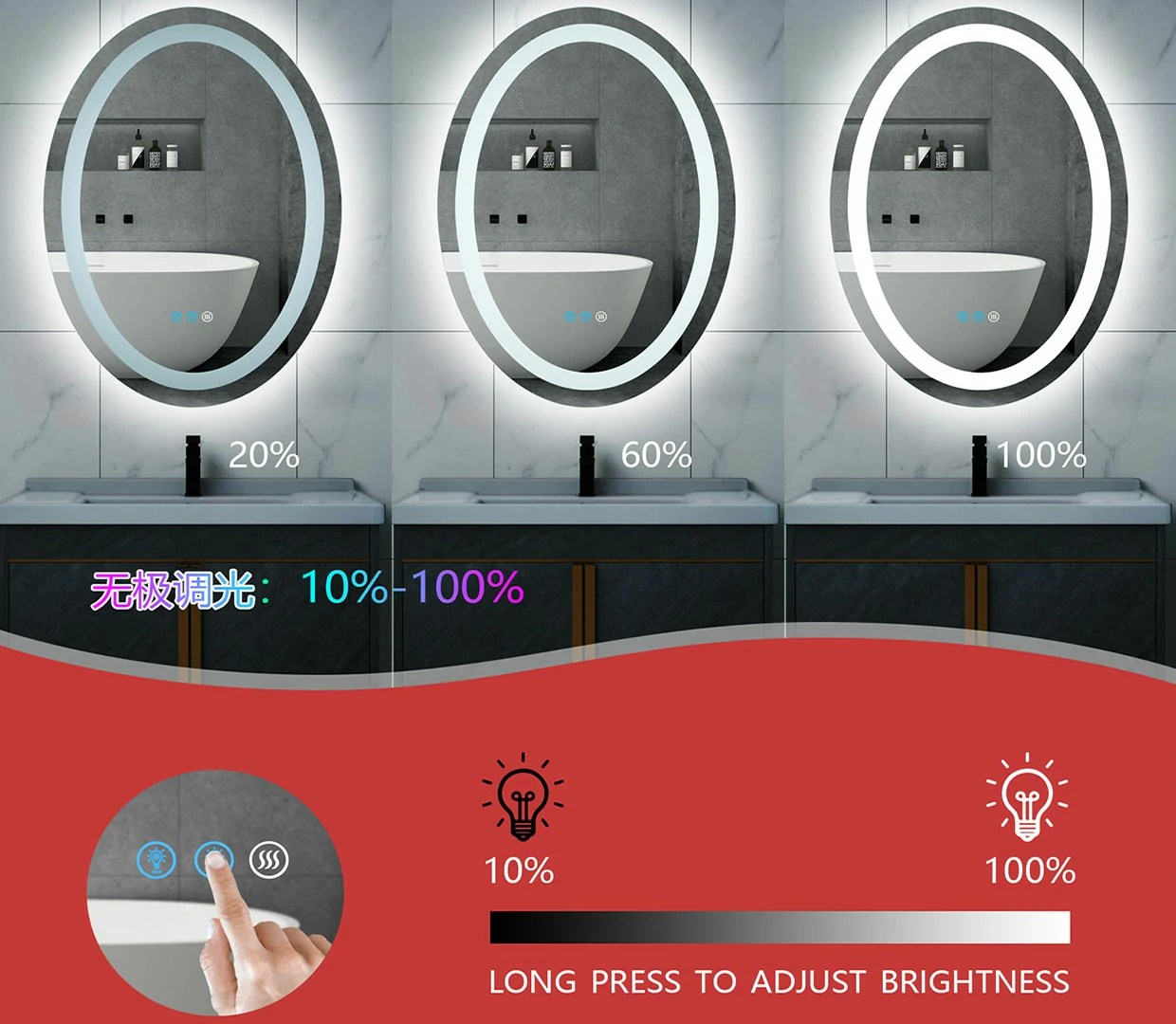 A LED Mirror which gives you strength newledlights