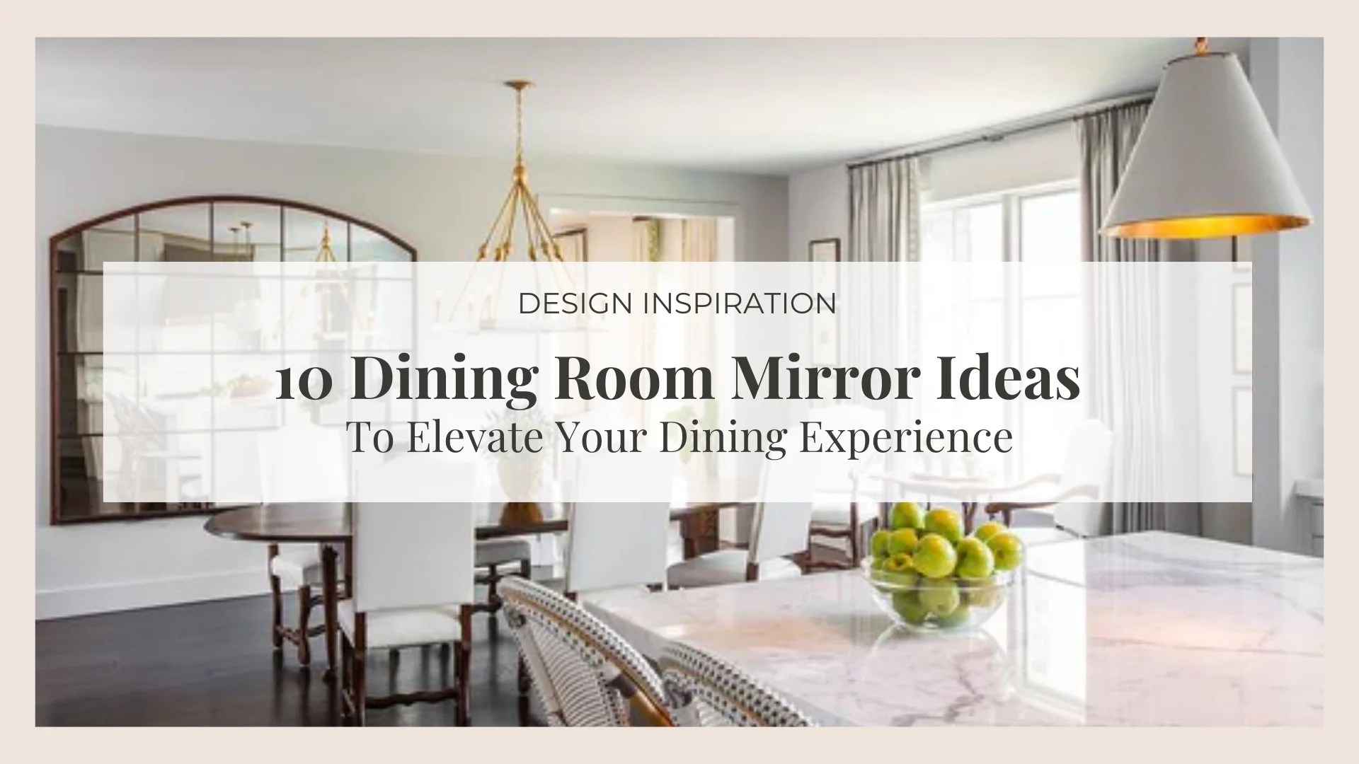 10 Dining Room Mirror Ideas for a Stylish Space Mirror Space Australia