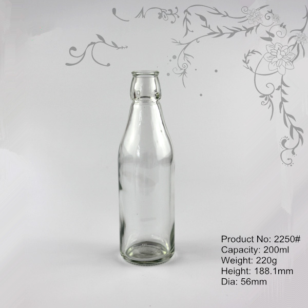 200ml Swing Top Mini Liquor Glass Bottle MISA