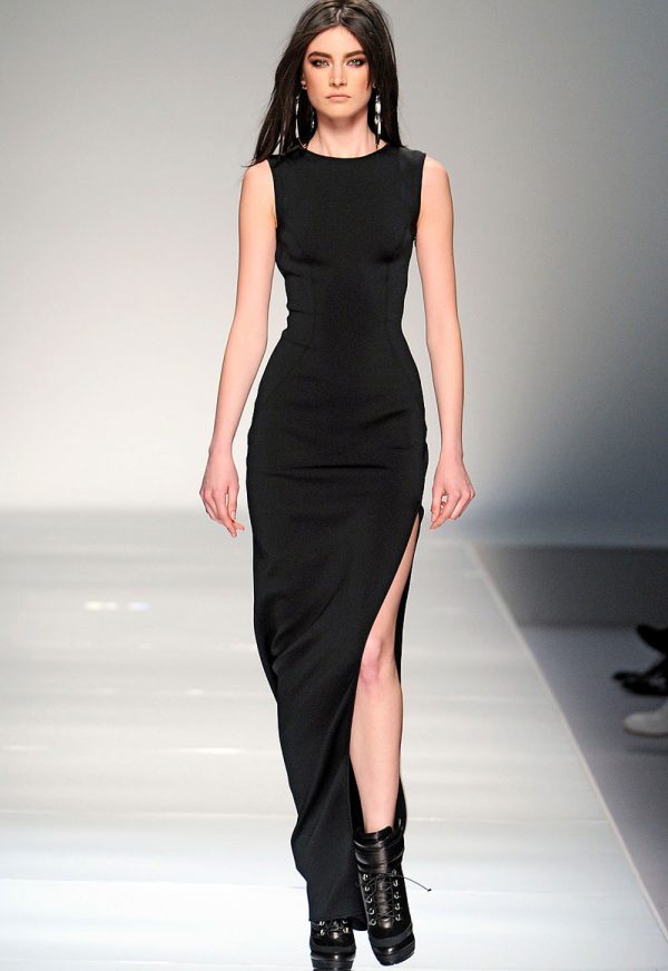 Vestidos largos con botas o botines