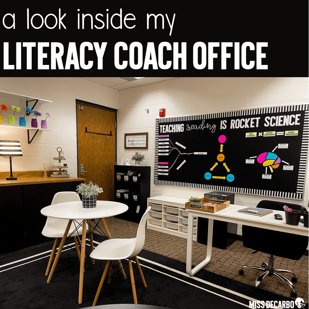my literacy coach office Miss DeCarbo