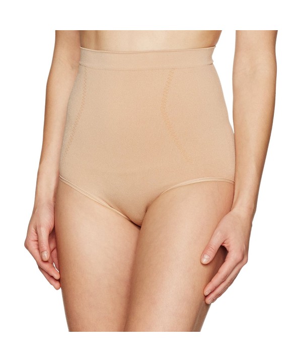 Women's Seamless Waist Cinching Shapewear Brief Nude C512NSU4LY9