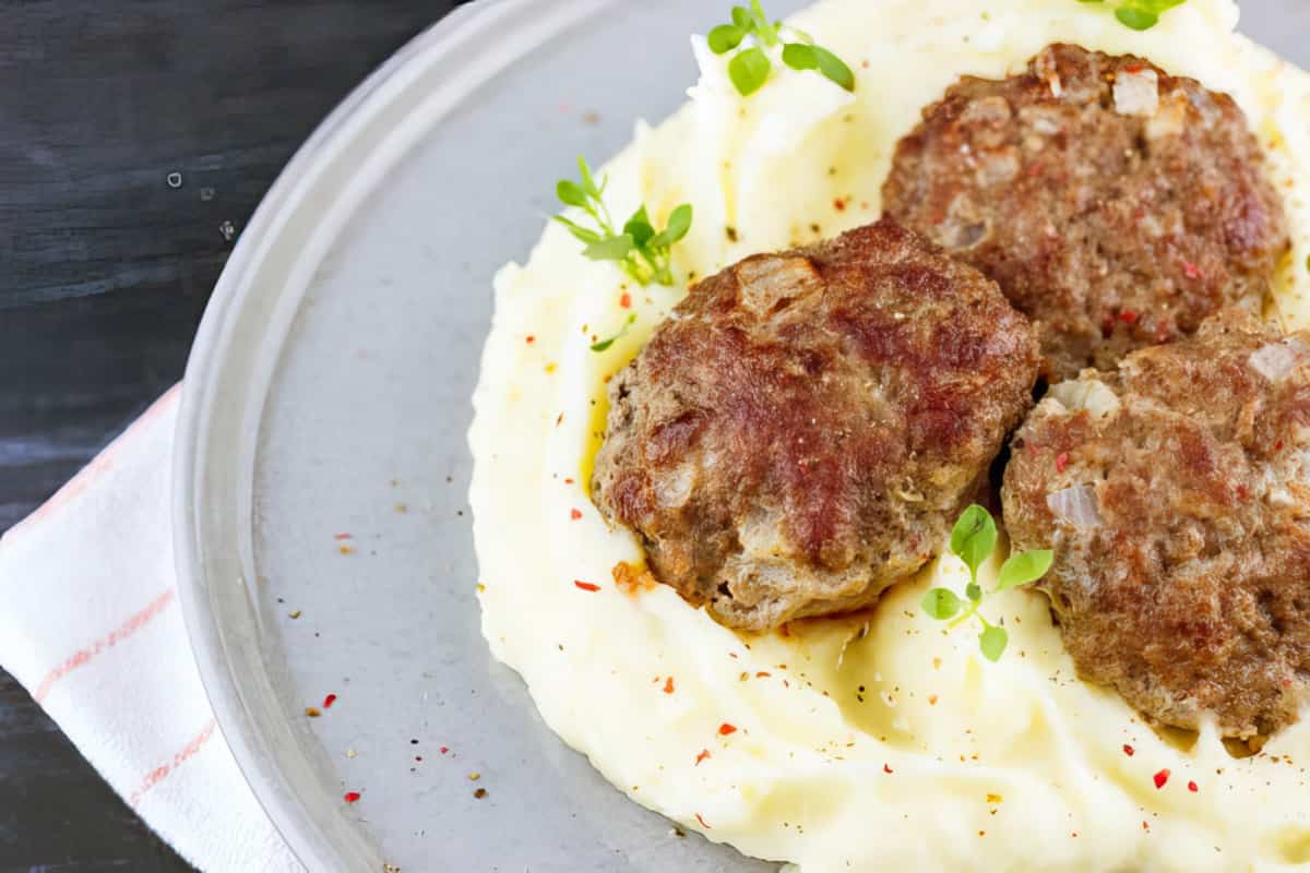 Meatballs Mashed Potatoes Recipe