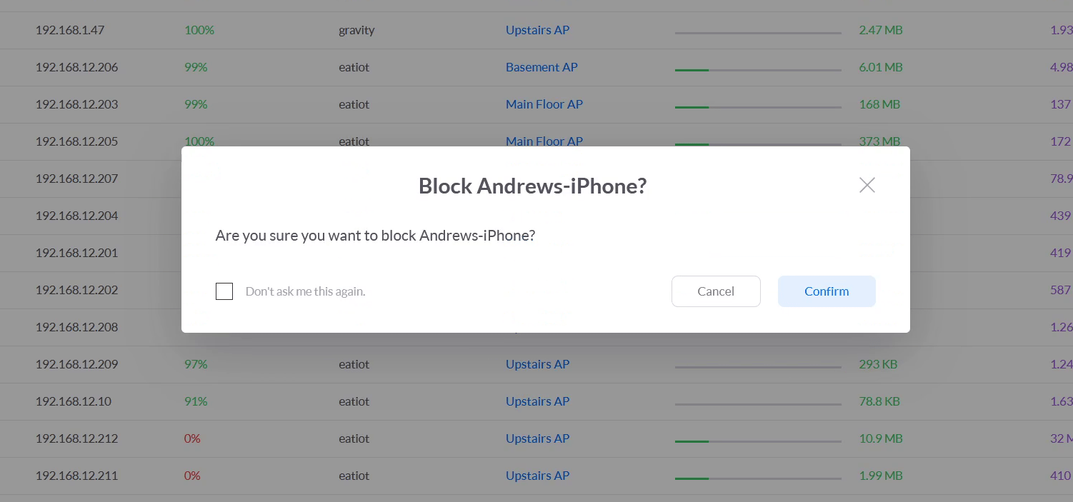 Ubiquiti Unifi Unblock Client Devices Missing Remote
