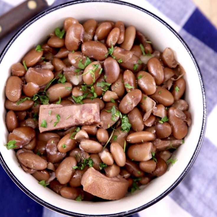 Pinto Beans {Stove top or Crock Pot} Miss in the Kitchen