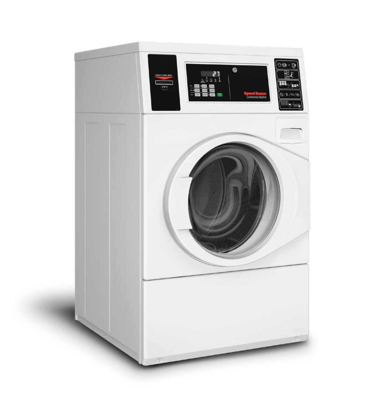 Speed Queen Quantum Gold Pro Front Load Washer Front Control, Card