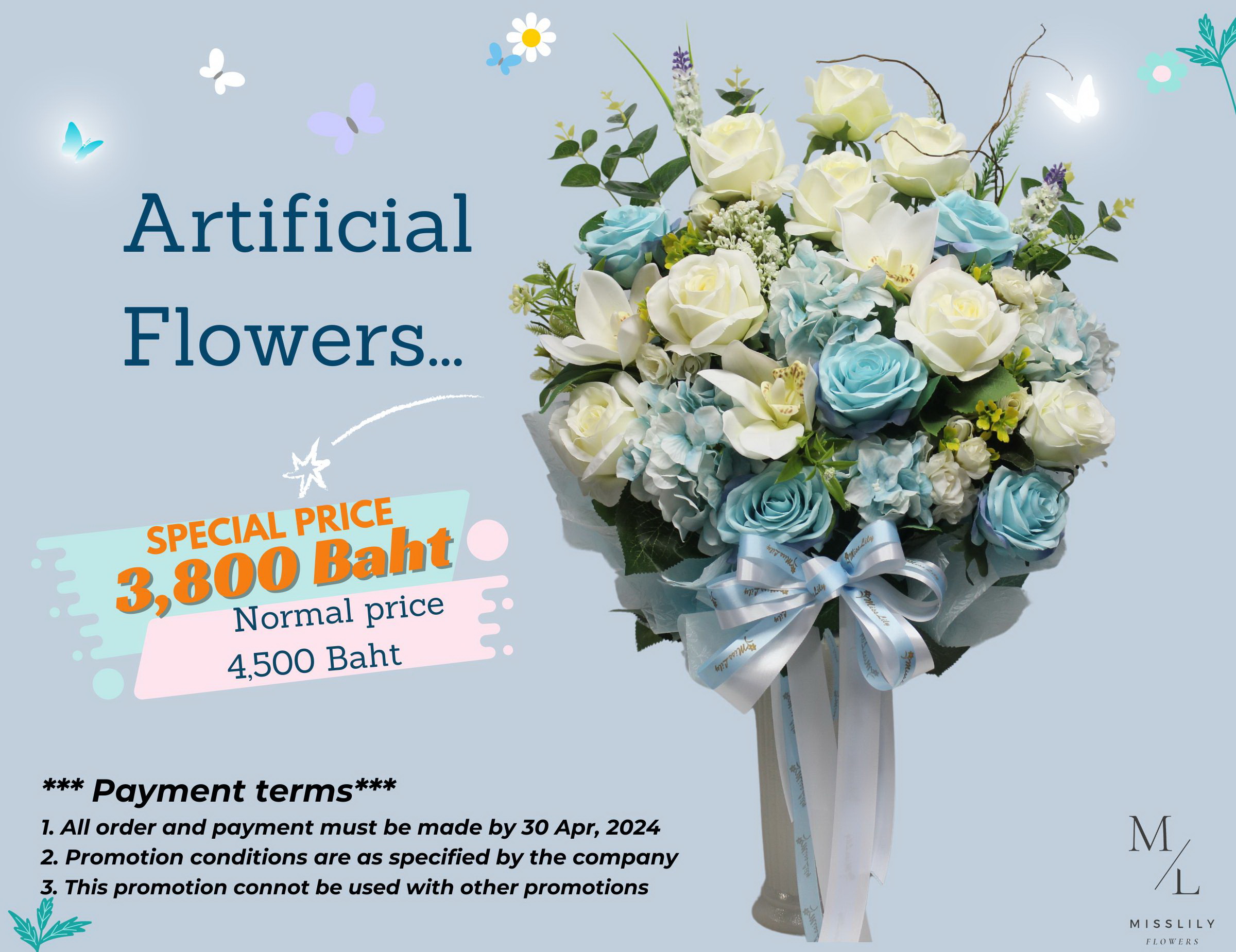 Promotion Artificial flower vase