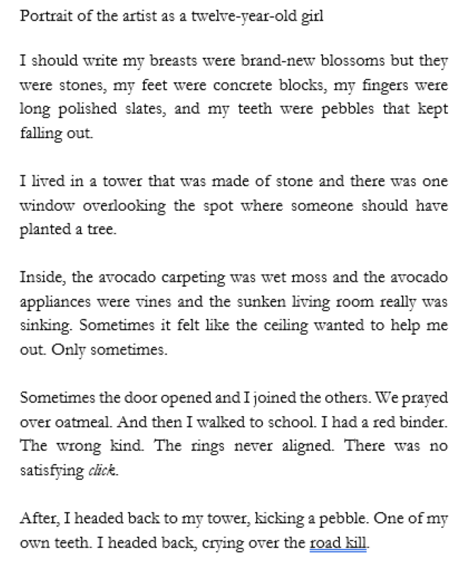 The Missouri Review » POEM3