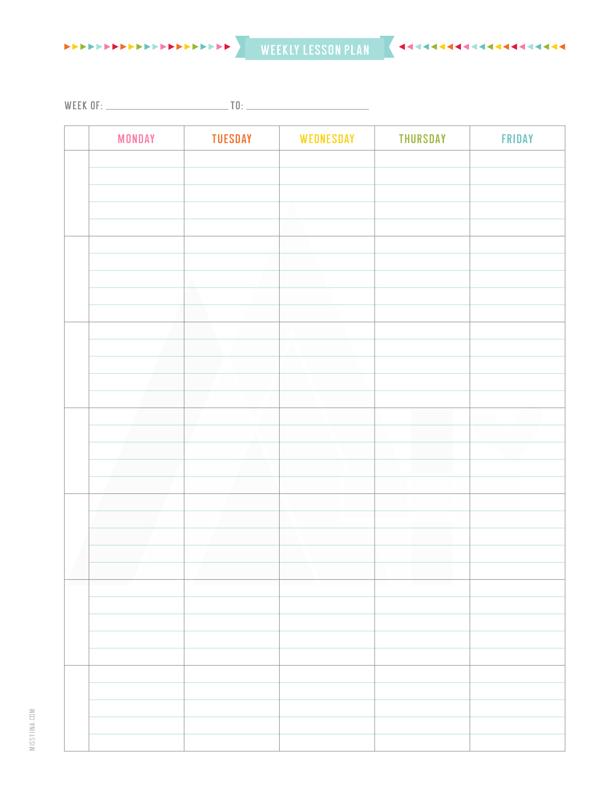 TEACHER PLANNER • Miss Tiina