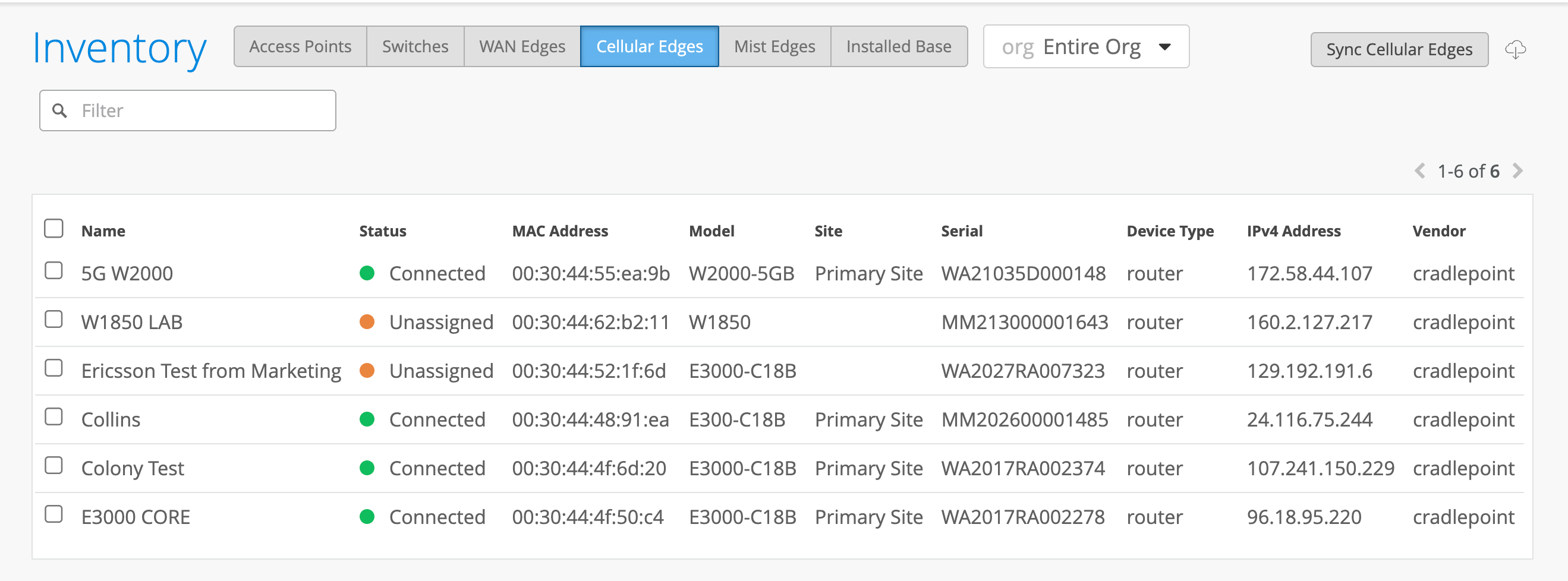 Mist Cradlepoint Integration Guide Mist