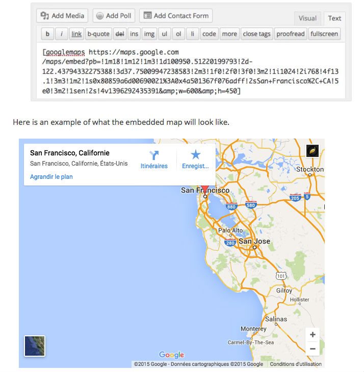 Simple Google Maps Shortcode Le guide ultime JetPack, la boîte à outils de WordPress