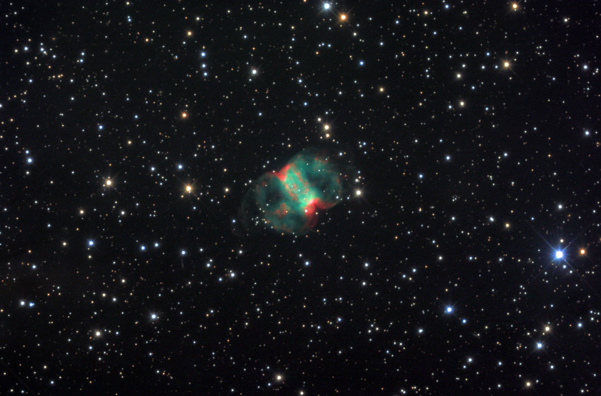 Astrophotography m76 (Little Dumbbell Nebula)