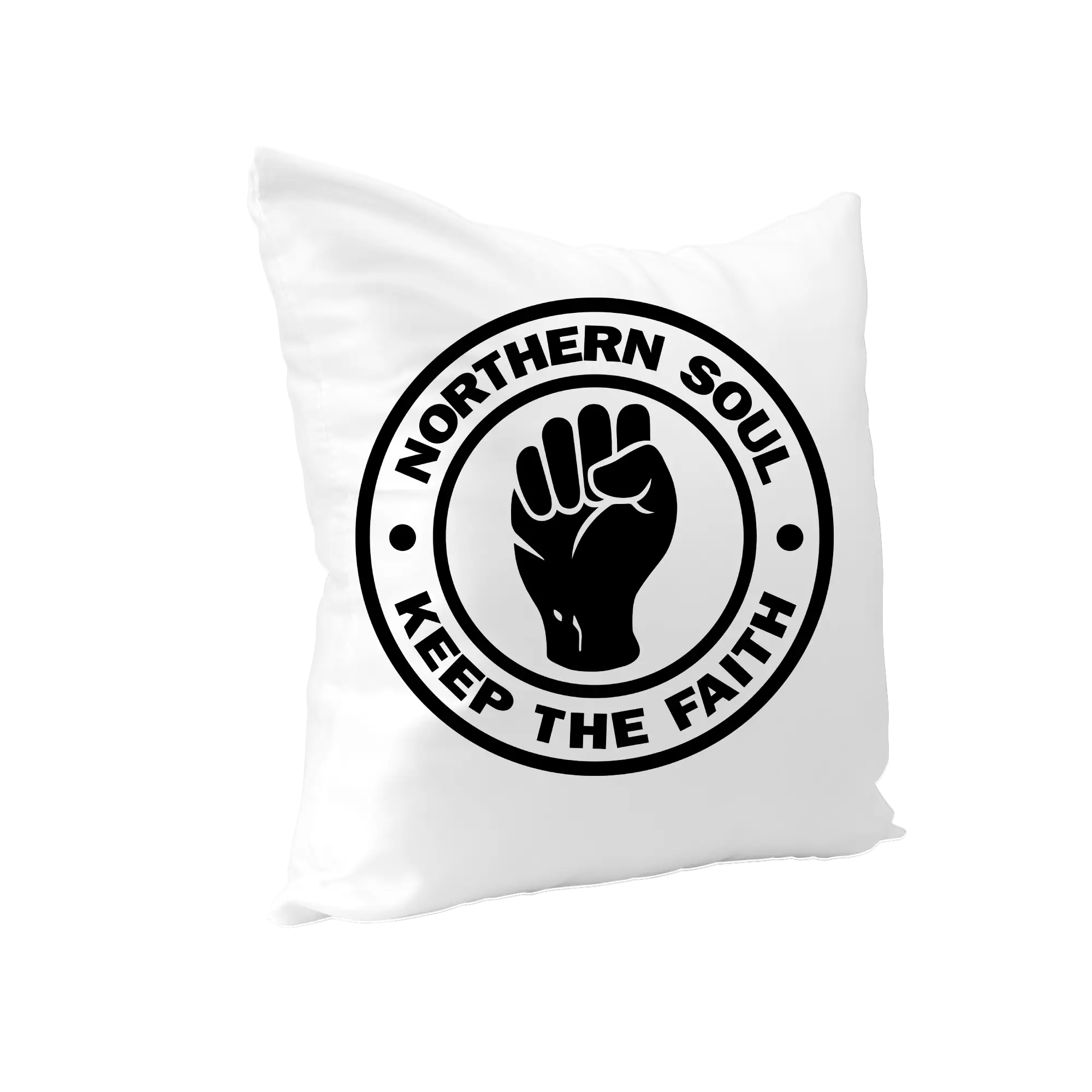 Small Cushion Cover & Insert 25 X 25CM (10 X 10″) White (Northern Soul