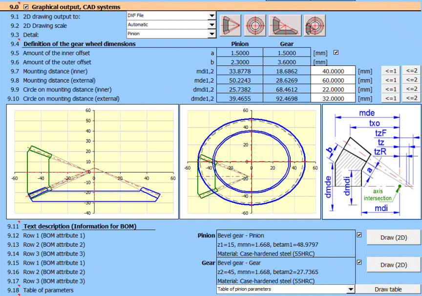 Bevel and hypoid gearing geometry [ISO 23509]