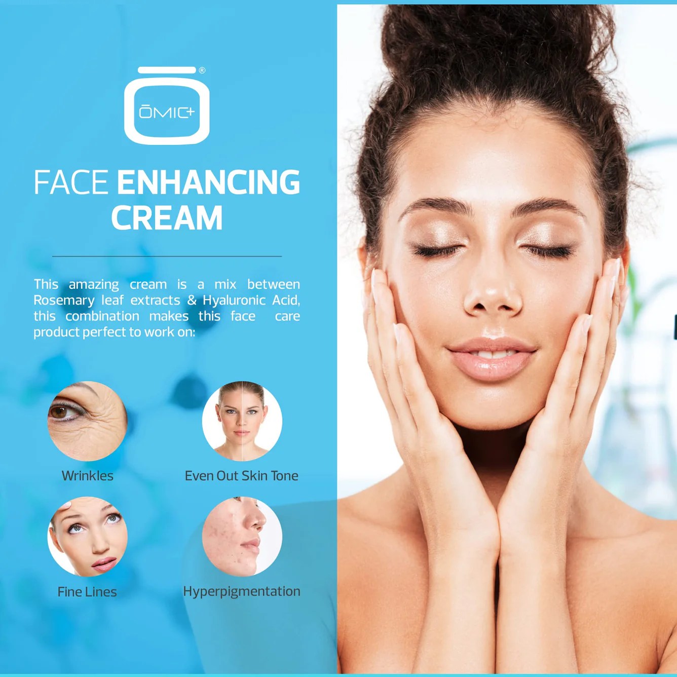 Omic+ Hyaluronic Acid Face Enhancing Cream Mitchell Brands