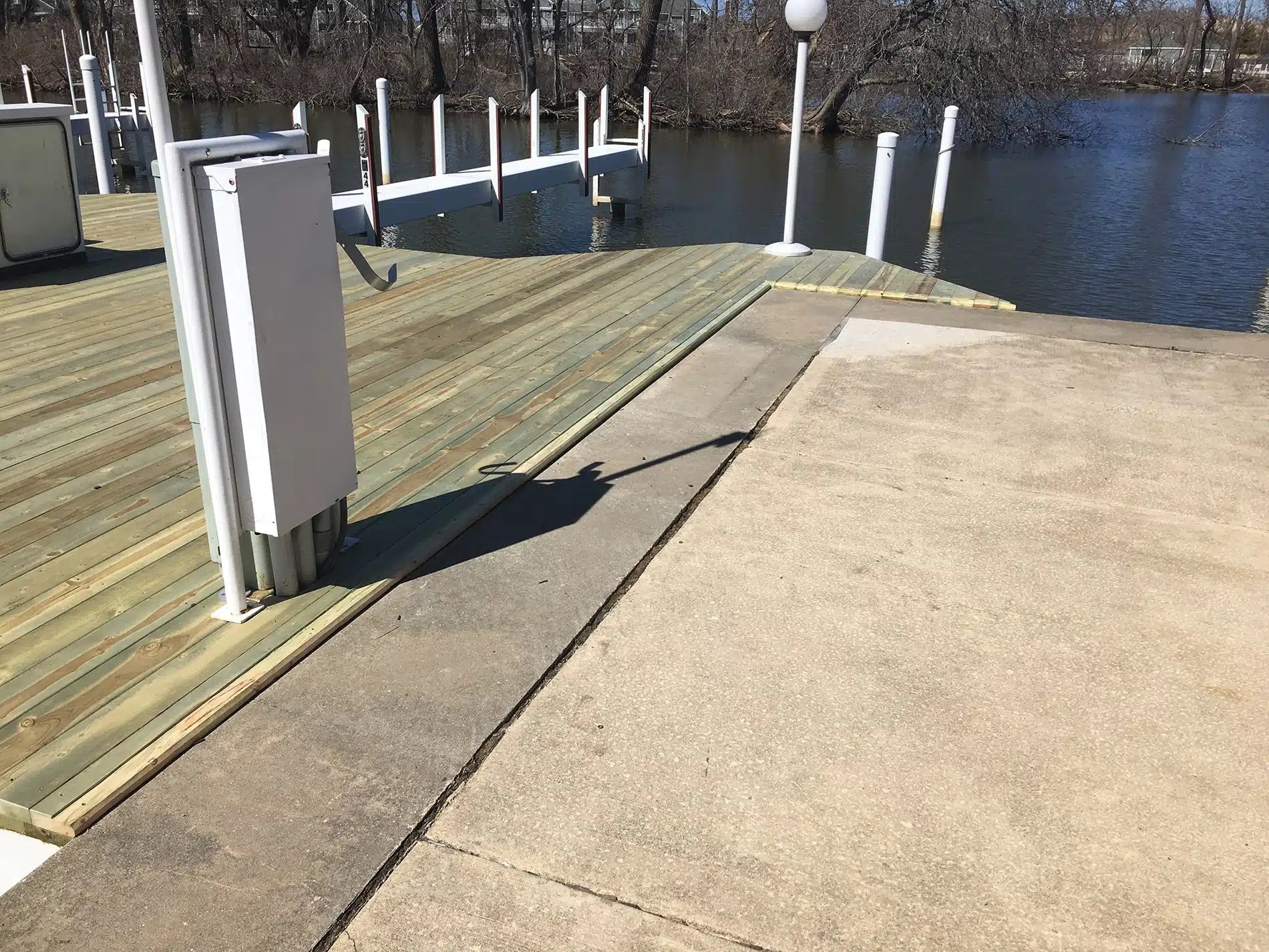Boat Dock Installation 1 Mitchell Construction