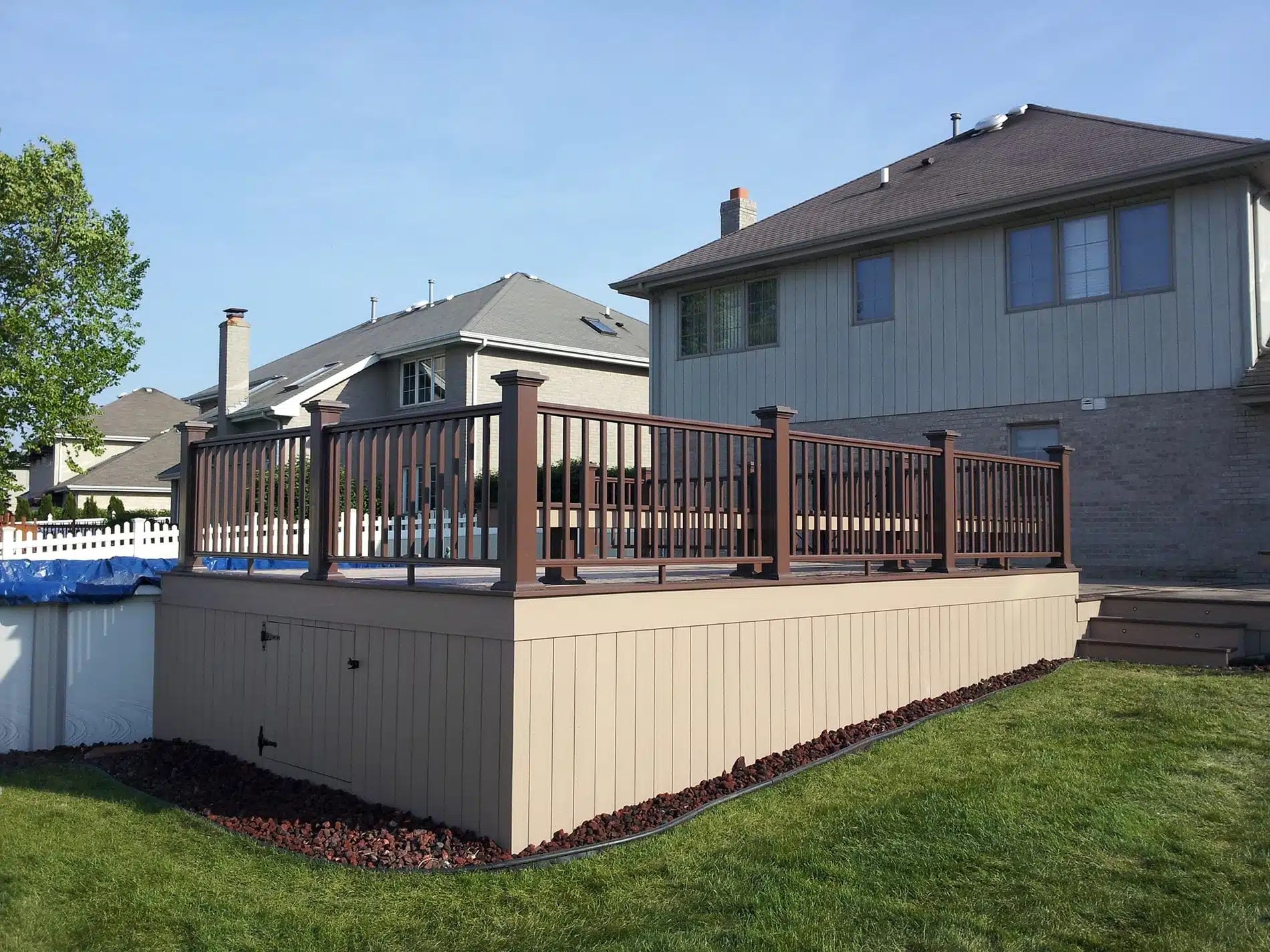 Pool Deck Installation Mitchell Construction