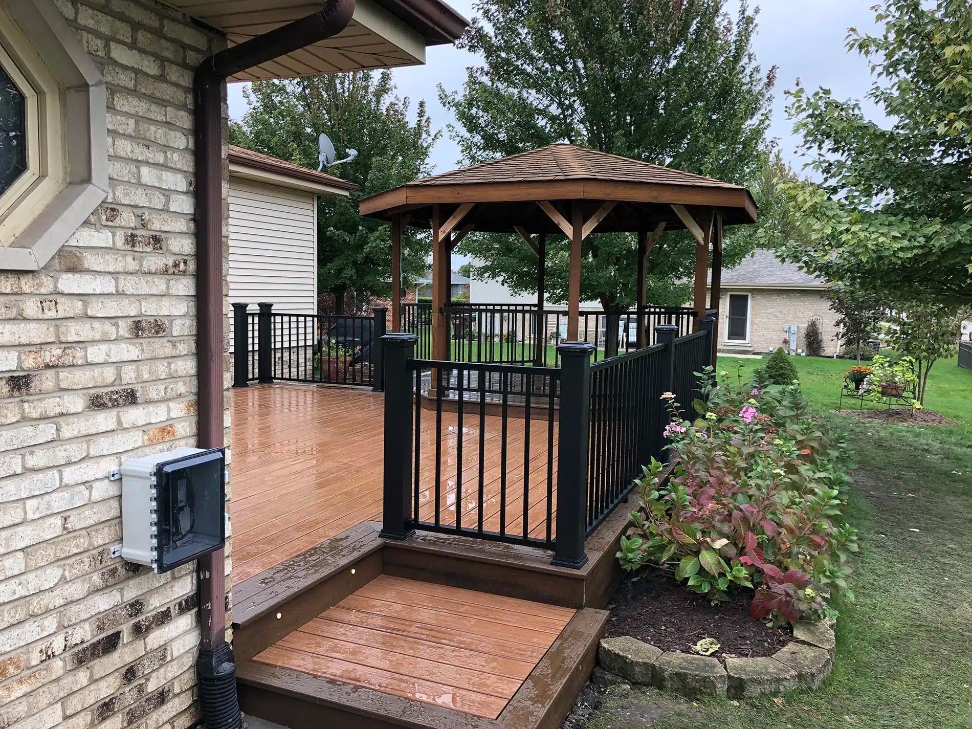 Gazebo Built On Deck