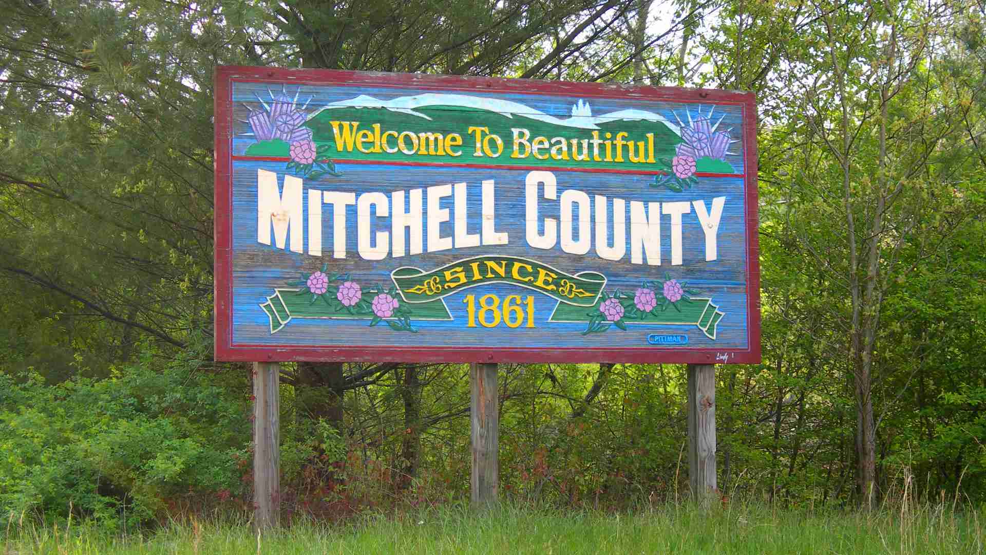 MitchellCountySign Mitchell County, North Carolina