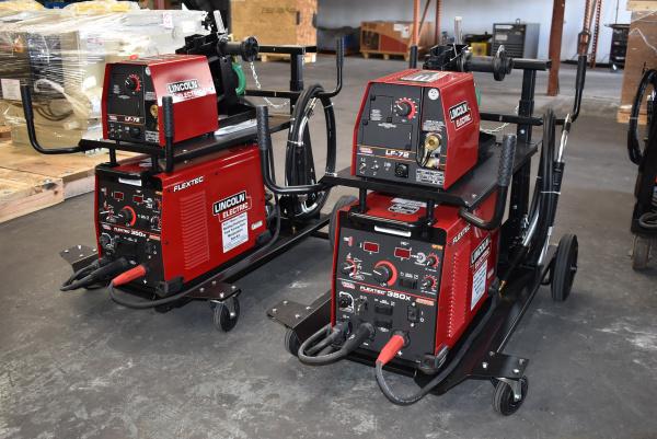 Lincoln Welding Equipment | Lincoln Flextec 350X with LF-72 Wire Feeder