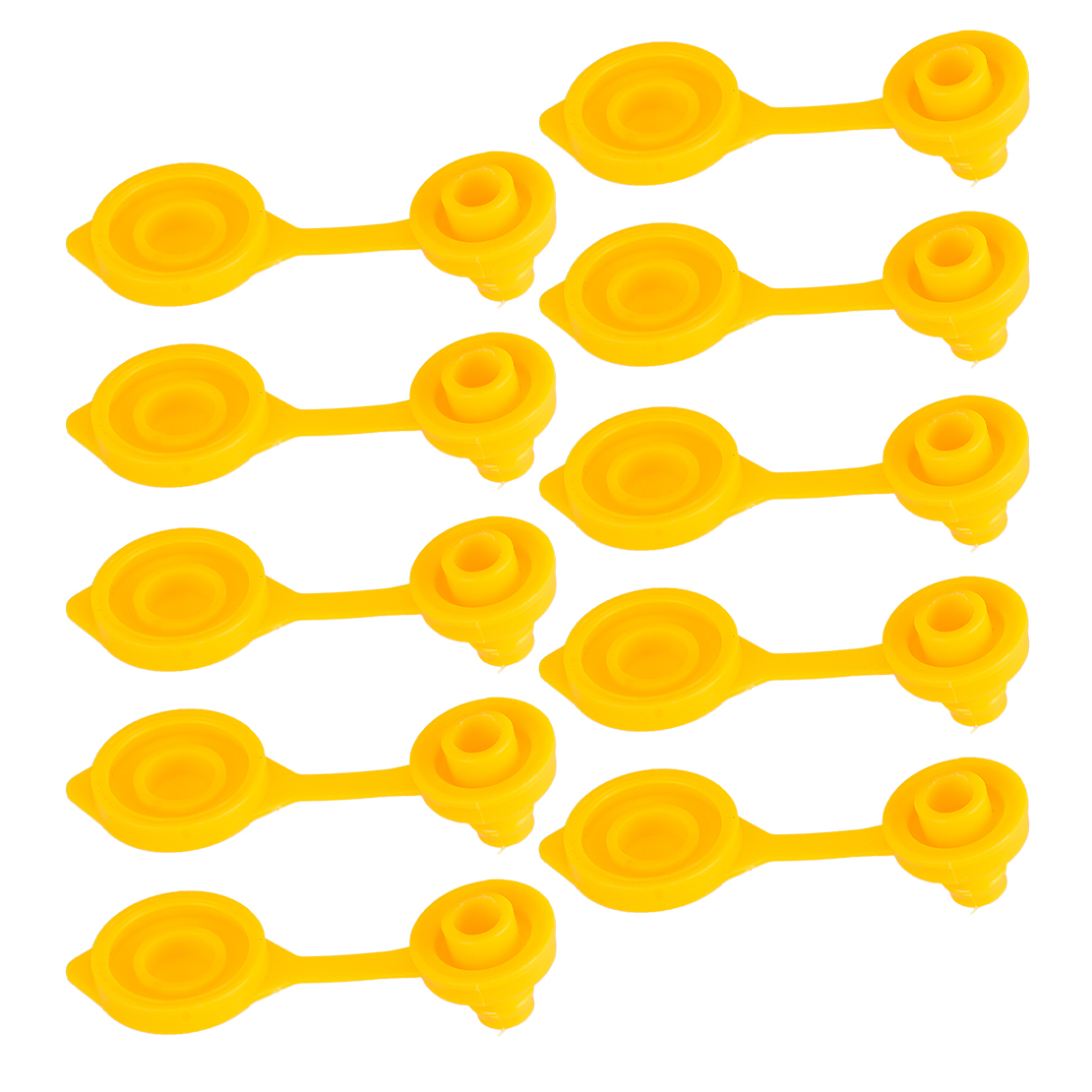 20x Replacement Gas Can Vent Cap Plug Yellow Compatible with Chilton