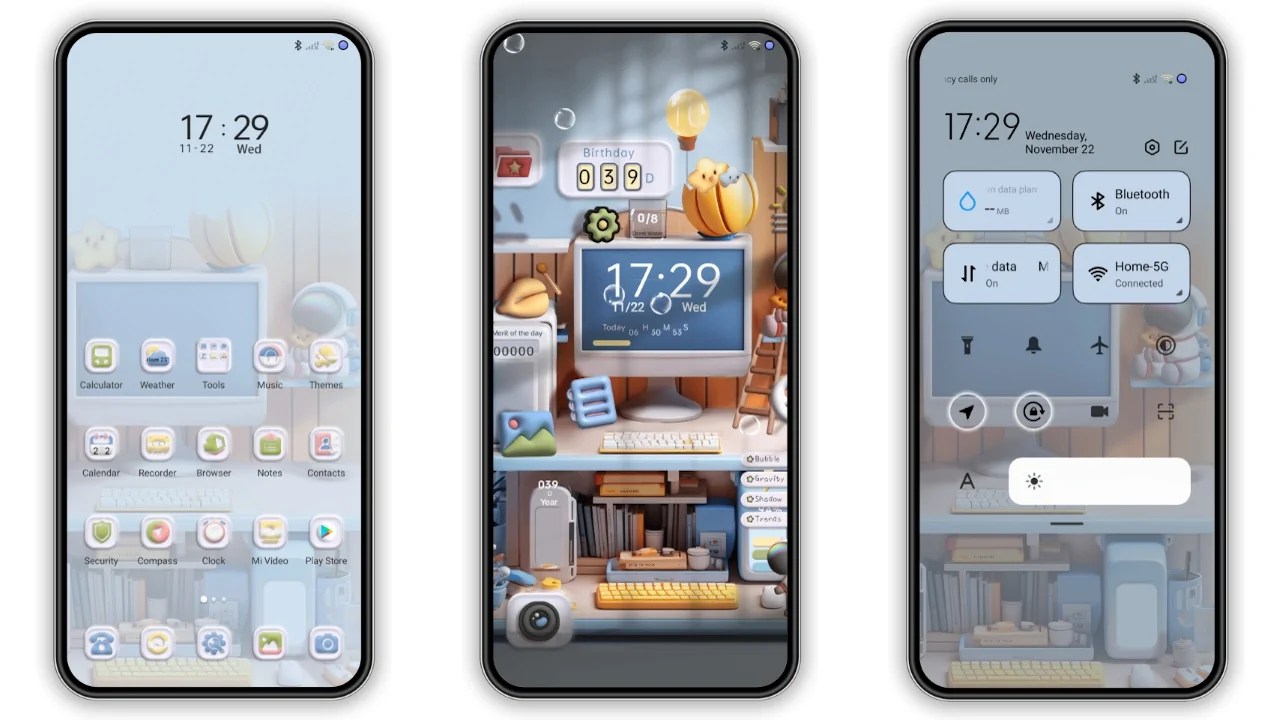 Fun desktop MIUI theme for Xiaomi and Redmi phones MIUI Themer
